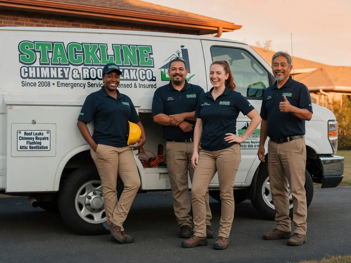 Chimney flashing repair company in Crescent City, IL